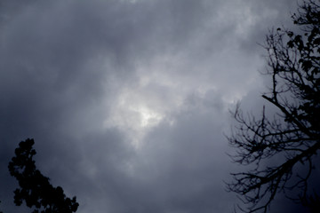 Fototapeta premium storm clouds time lapse