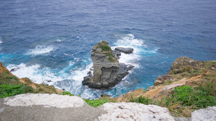 与那国島の立神岩
