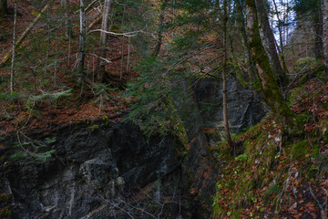 Partnachklamm in Garmisch-Partenkirchen, a canyon in germany