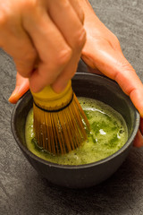 日本茶　抹茶　Image of Japanese traditional matcha 
