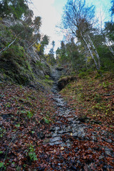 Partnachklamm in Garmisch-Partenkirchen, a canyon in germany