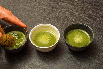 日本茶　抹茶　Image of Japanese traditional matcha 