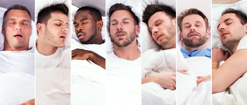 Men Snoring While Sleeping