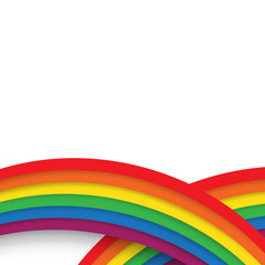 Lgbtq rainbow color design background, vector illustration.