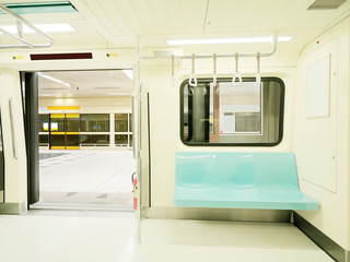 Carriage of  subway train