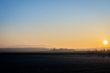 Fototapeta premium sunset on sea