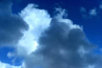 迫力がある雲