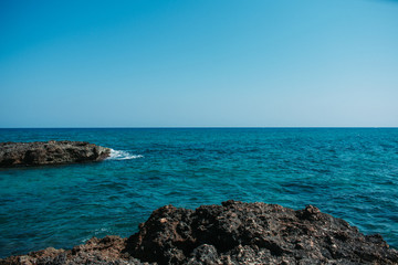 Słoneczna Grecja, wyspa Kreta, wakacyjne widoki za granicą, piękno Greckiej wyspy