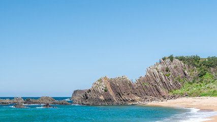 Fototapeta premium 立岩周辺の風景