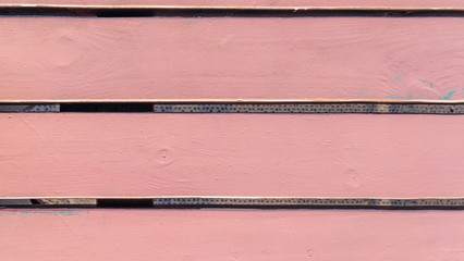 Background of pink painted wooden boards. Wood texture