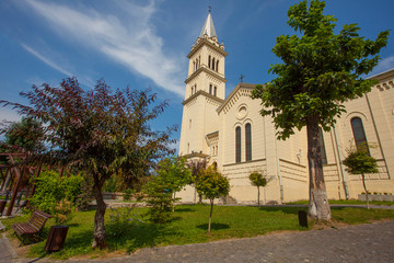 Fototapeta na wymiar Medieval Upland Church, Sighisoara, Romania