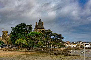 Naklejka premium Small harbour in Brittany