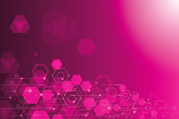 Hexagonal Medical background