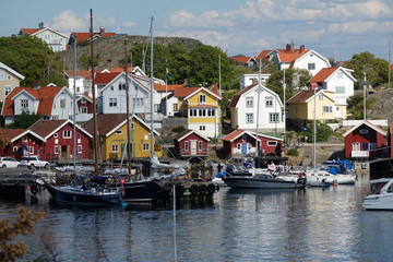 Haelleviksstrand auf der Insel Orust in Schweden