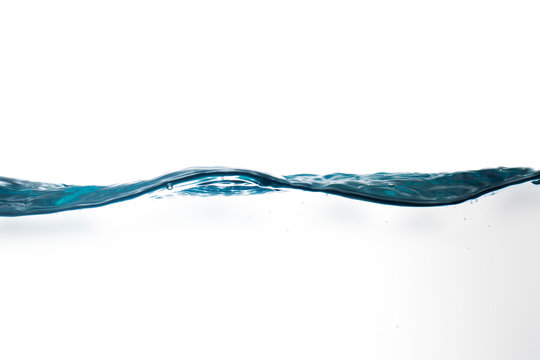 Beautiful water waves Splashed water wave in clean water