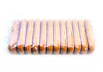 Biscuit cookies. Lady's fingers. Bakery products. Savoyardi. Tiramisu. Dessert. Sugar dough.