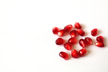 pomegranate macro shot