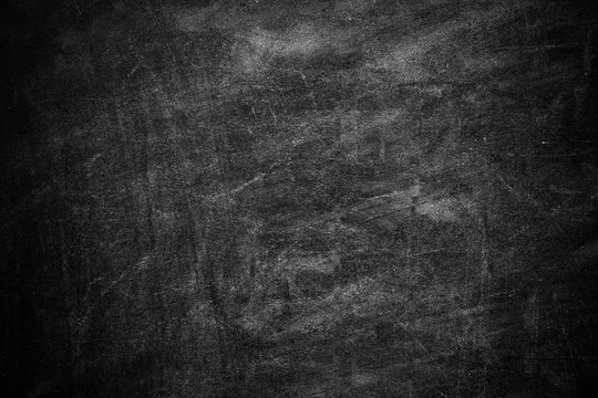 Dirty black chalkboard as background. Space for text