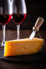 チーズと赤ワイン