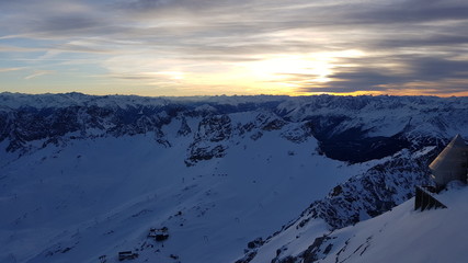 Mountains near Garmisch-Partenkirchen in Germany