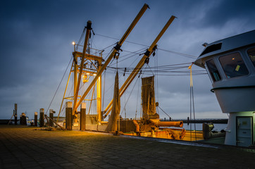 Fototapeta premium Fanggerät eines Muschelfischers