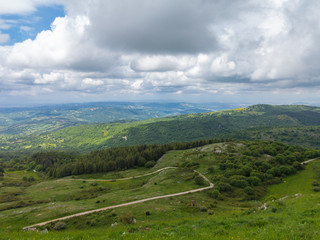 Fototapeta na wymiar Italian mountain view during summer