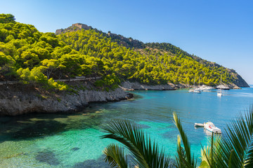 Assos venetian castle in Kefalonia island