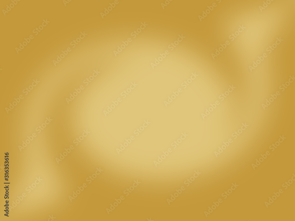 Poster gold gradient with white soft glowing for abstract background