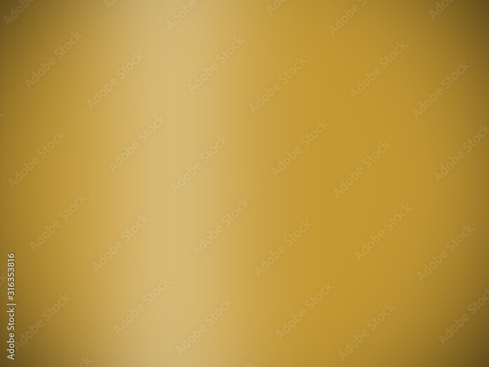 Poster gold gradient with white soft glowing for abstract background