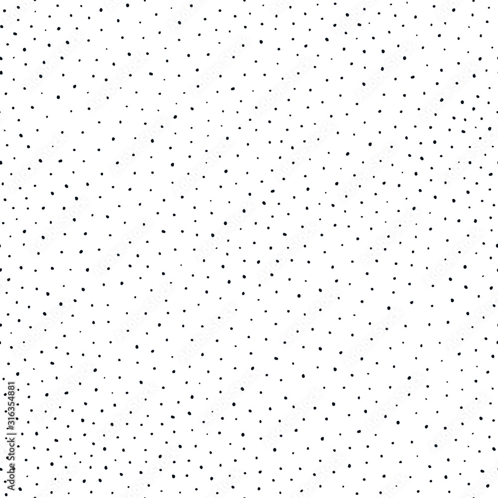 Poster background polka dot. seamless pattern. random dots, snowflakes, circles. design for fabric, wallpap