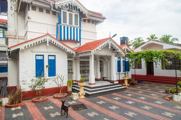 House of locals. Sri Lanka. Selective focus.