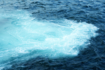 Fototapeta na wymiar Blue Sea Waves
