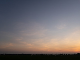 dramatic sky with clouds