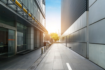 Financial center office building in Lujiazui, Shanghai, China
