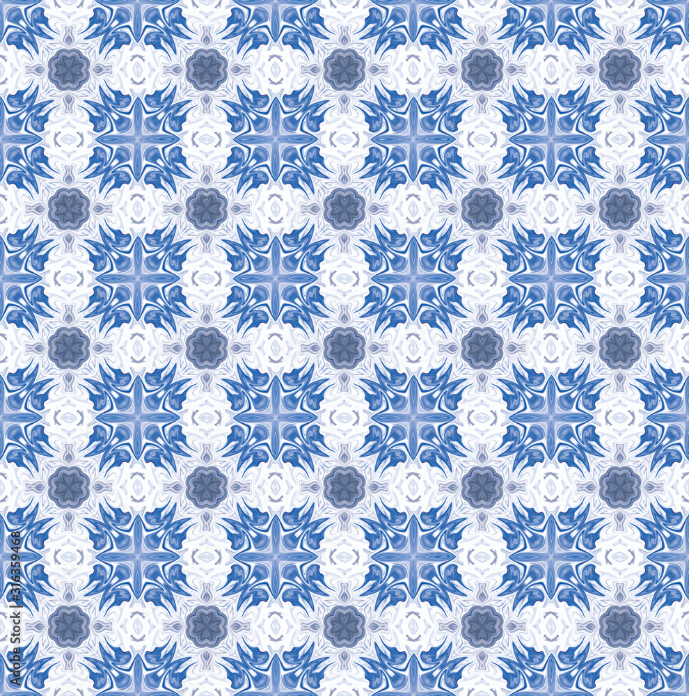Poster pattern mandala kaleidoscope abstract geometric colorful seamless background . cross repeated square