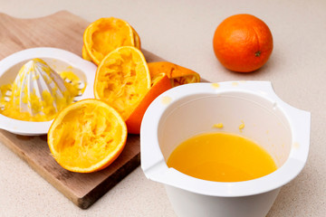 How to make a fresh orange juice. Step by step, tutorial.