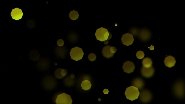 Animation of rapidly appearing geometric shapes on a black background HD 1920x1080