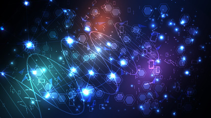 Background from the molecular structure of the DNA molecule.