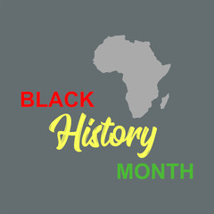 Black History Month Template Design