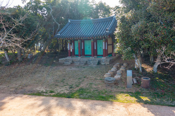 Shrine house of Cheonghaejin historical site