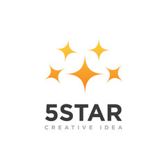 Star Creative Logo Design Vector