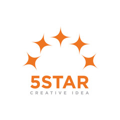 Star Creative Logo Design Vector