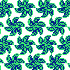 Blue japanese pattern vector background