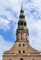 Riga, Latvia. St. Peter's Basilica