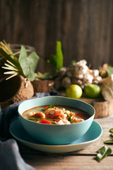 Tom Yum Kung, Spicy prawn soup..