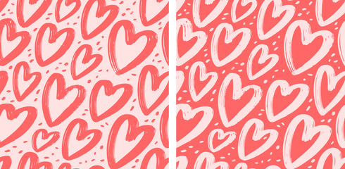 Abstract background with hearts. Love, wedding vector