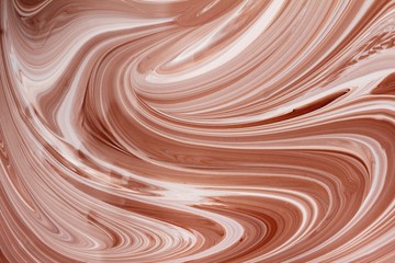 Hot chocolate abstract background brown,  isolated.