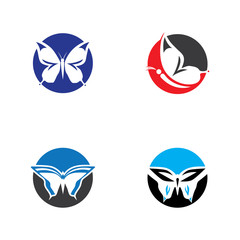 Beauty Butterfly Logo Template Vector icon design