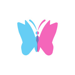 Beauty Butterfly Logo Template Vector icon design