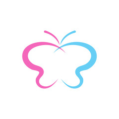 Beauty Butterfly Logo Template Vector icon design